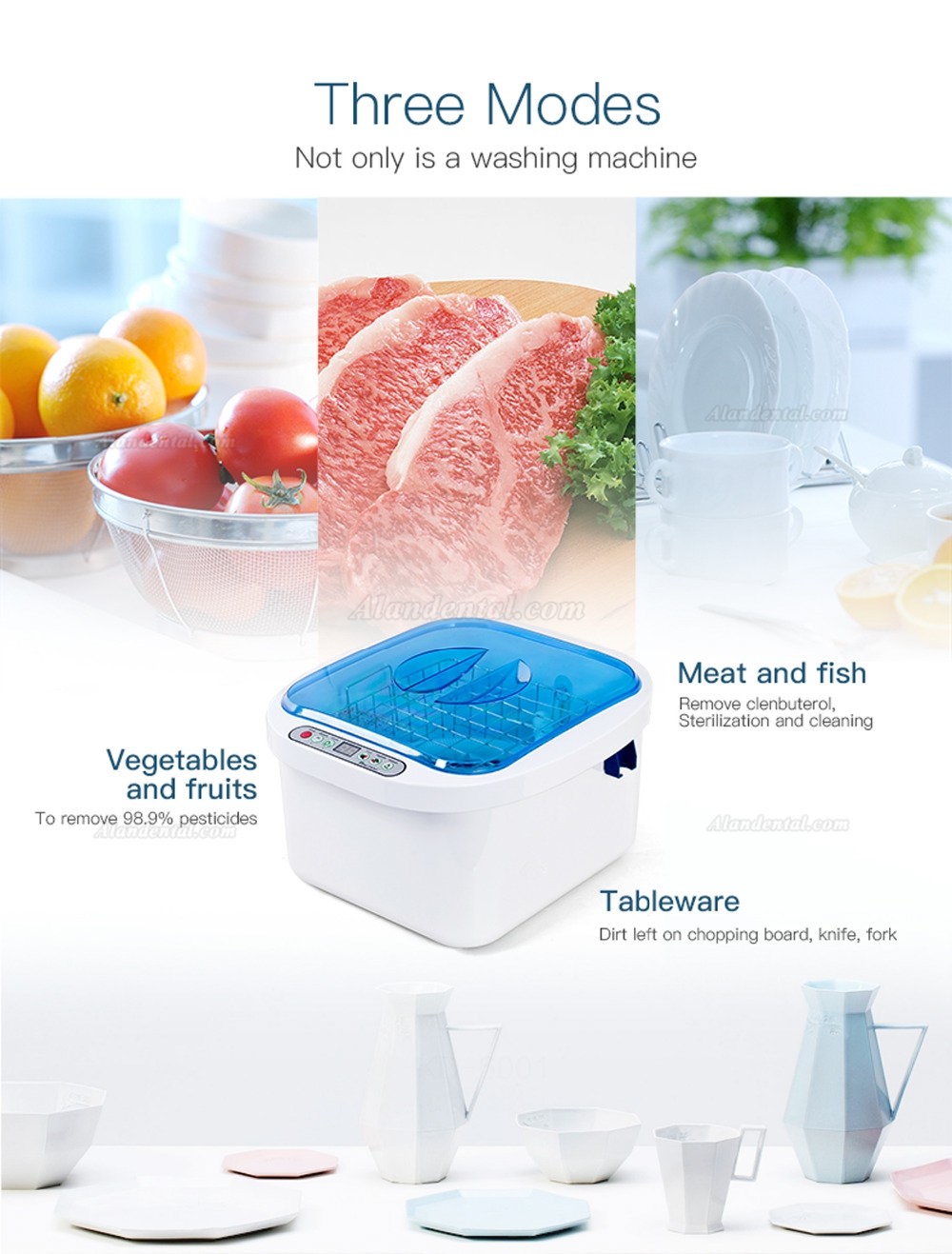 GT SONIC KD-6001 Ultrasonic and Ozone Vegetable/ Fruit Sterilizer